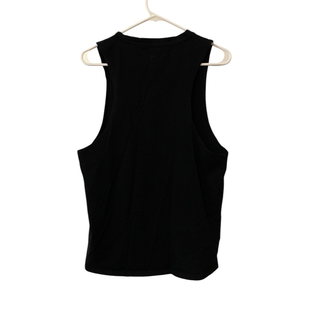 Zyia Active Mountain Moon Logo Muscle Tee Black Tank Top Size XXL Workout Gym - Picture 8 of 10